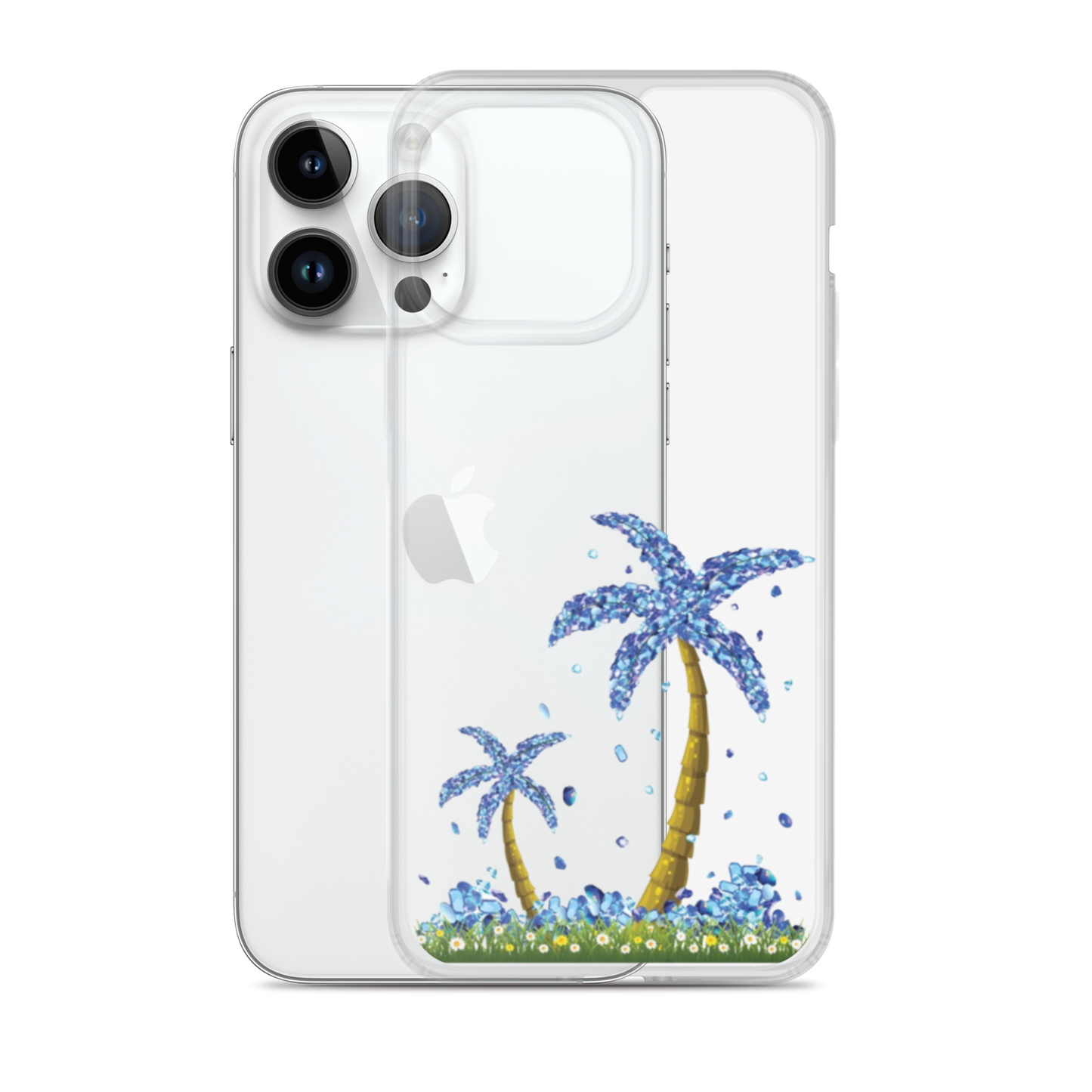 Lucky Diamond Palm Trees iPhone Case