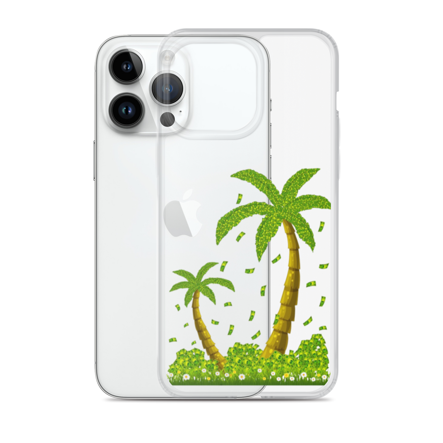 Lucky Money Palm Trees iPhone Case