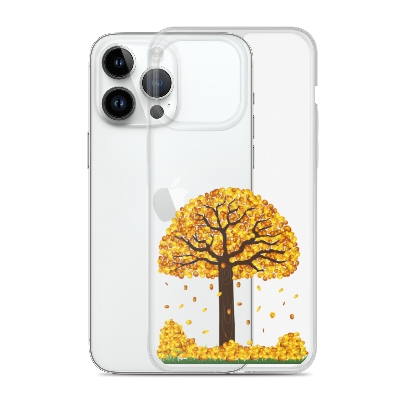 Lucky Gold Coin Money Tree iPhone Case