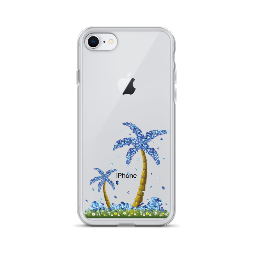 Lucky Diamond Palm Trees iPhone Case