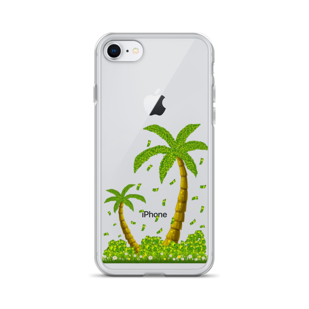 Lucky Money Palm Trees iPhone Case