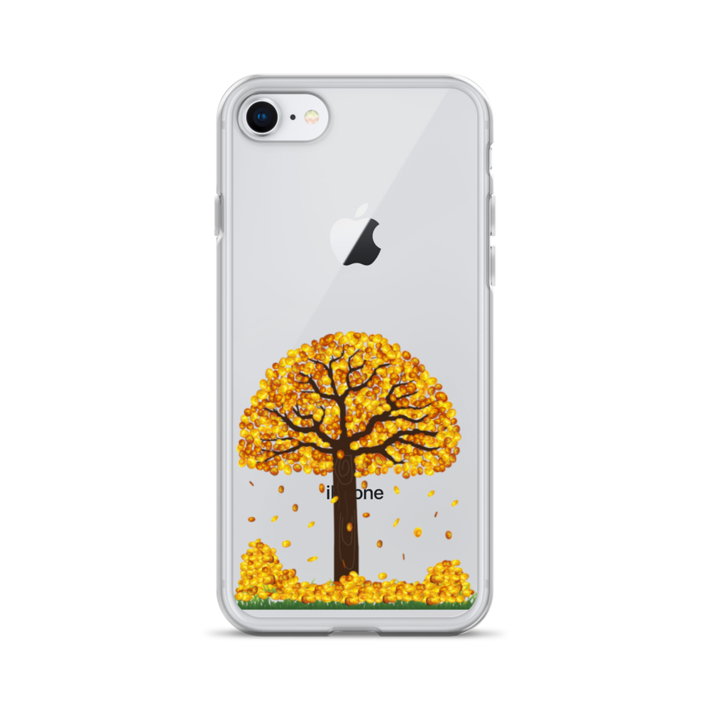 Lucky Gold Coin Money Tree iPhone Case