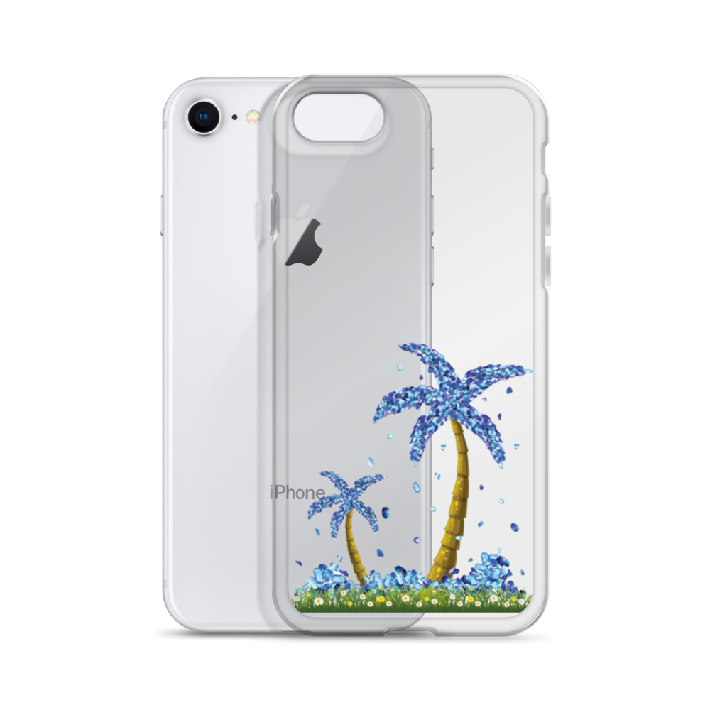 Lucky Diamond Palm Trees iPhone Case