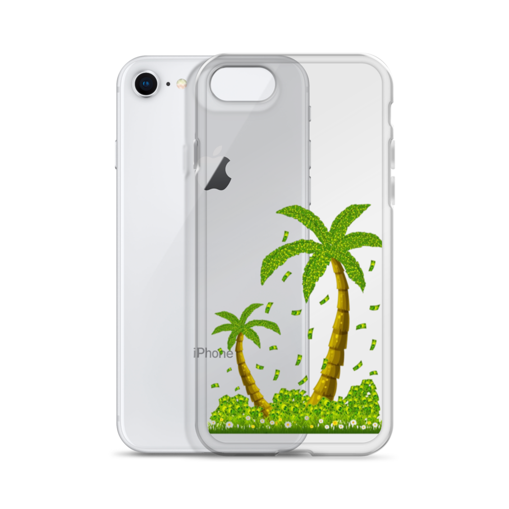 Lucky Money Palm Trees iPhone Case