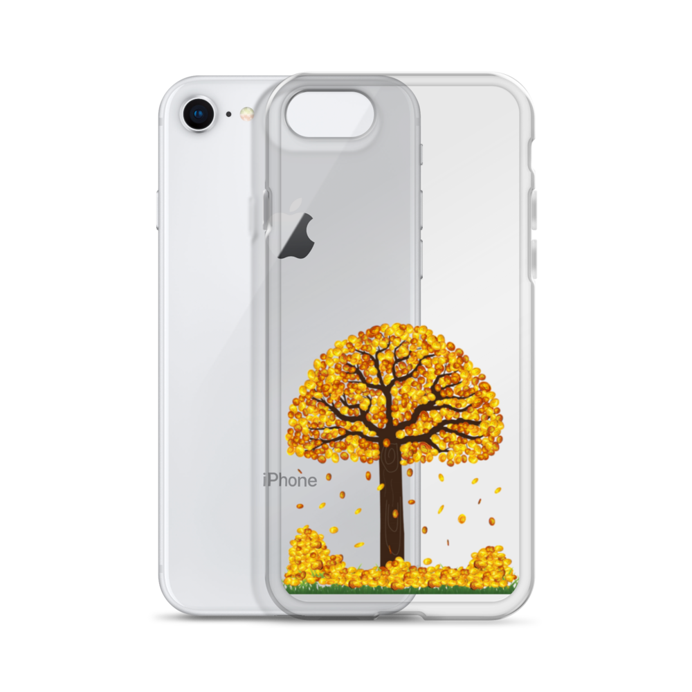 Lucky Gold Coin Money Tree iPhone Case