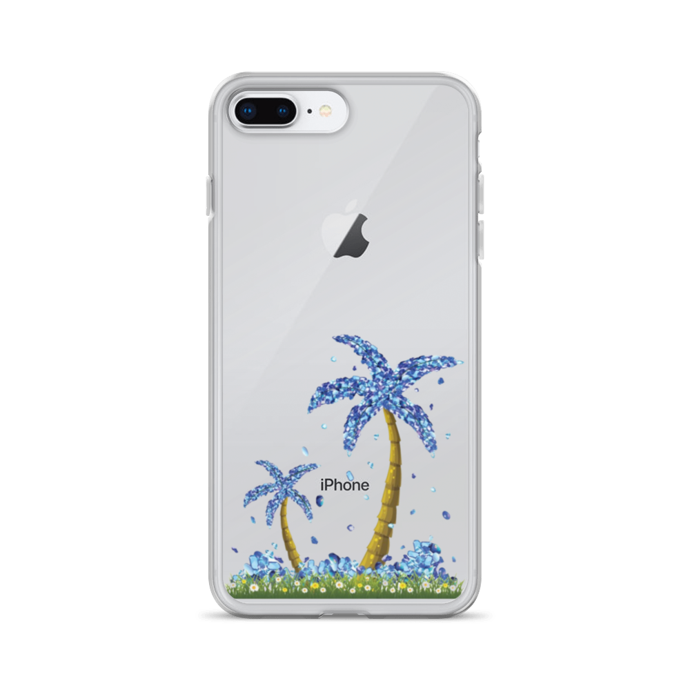 Lucky Diamond Palm Trees iPhone Case