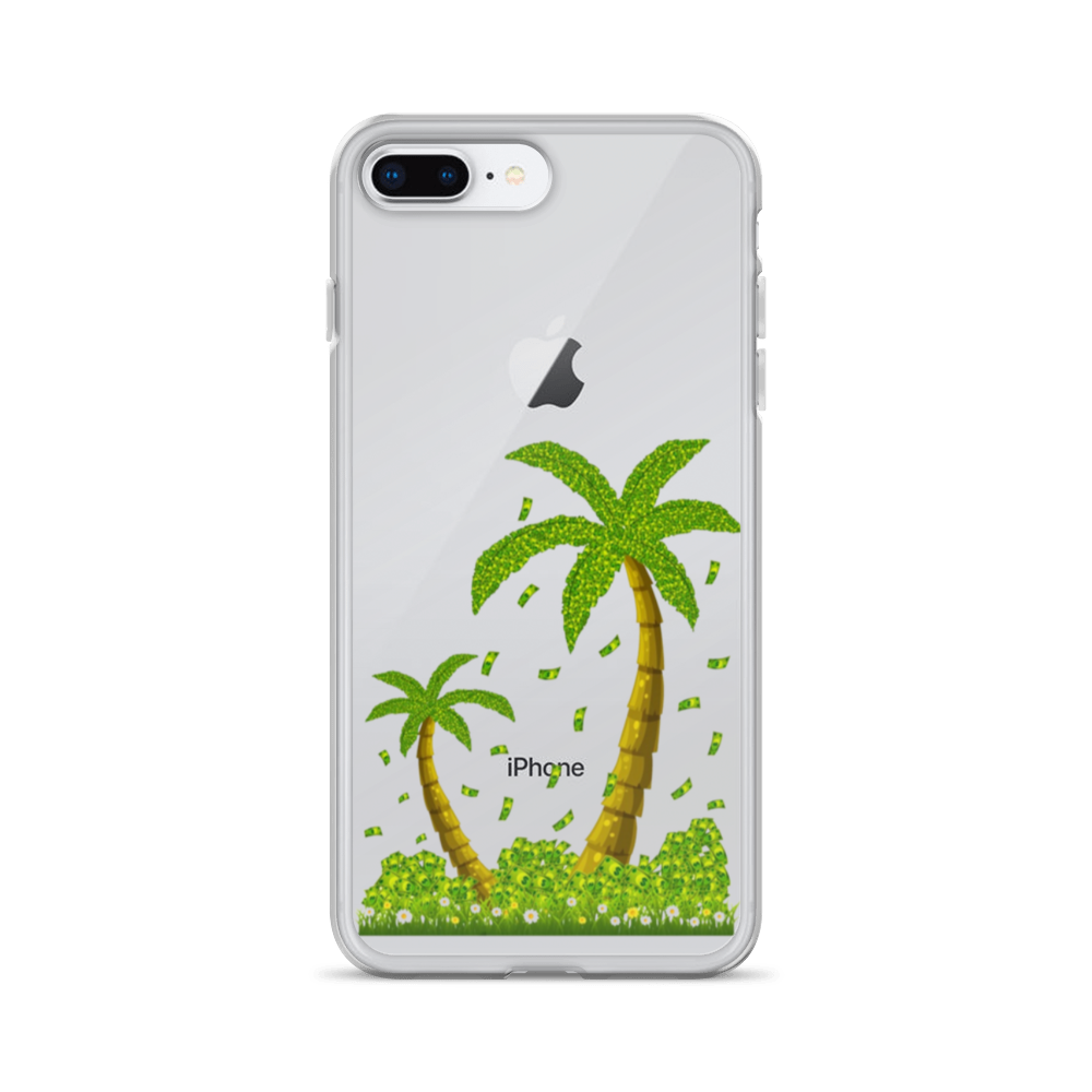 Lucky Money Palm Trees iPhone Case