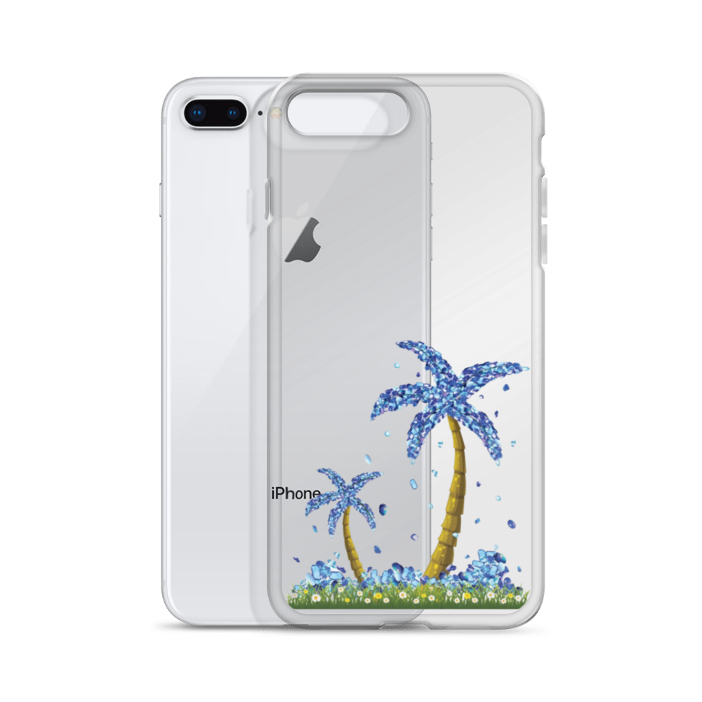 Lucky Diamond Palm Trees iPhone Case