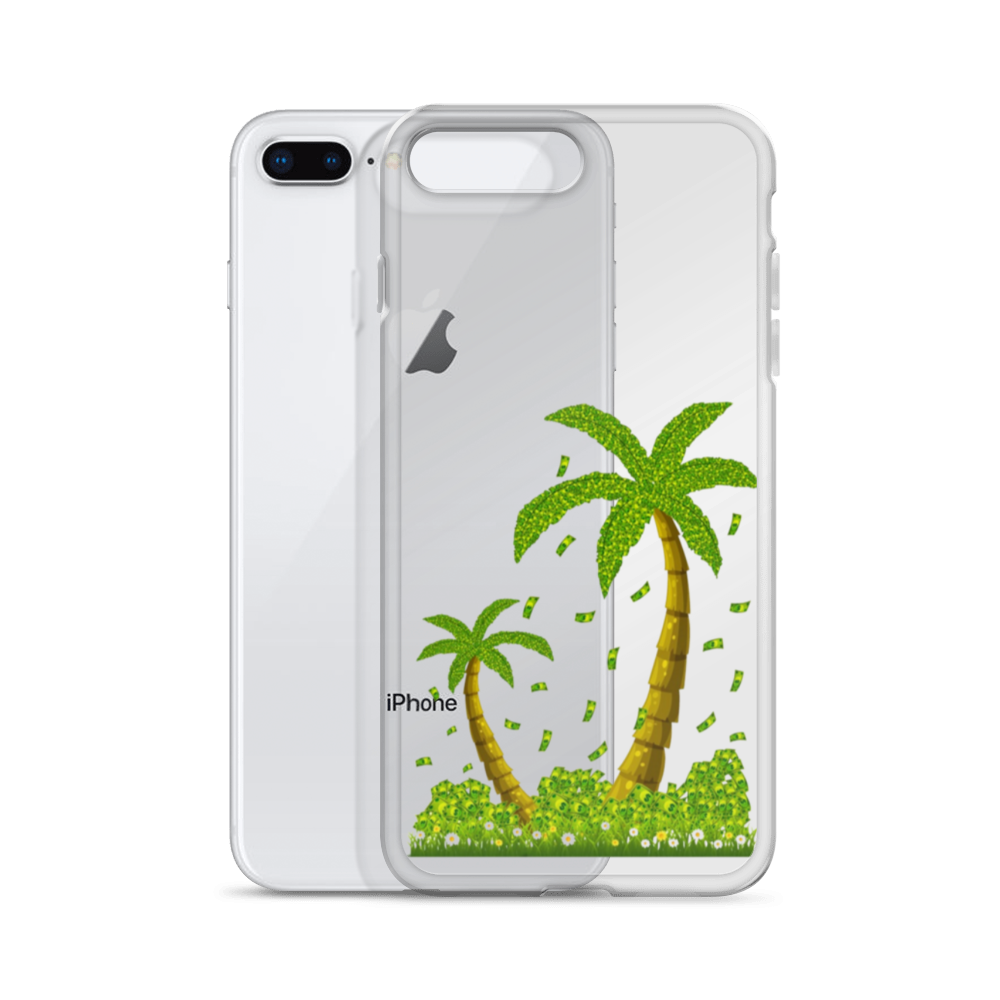 Lucky Money Palm Trees iPhone Case