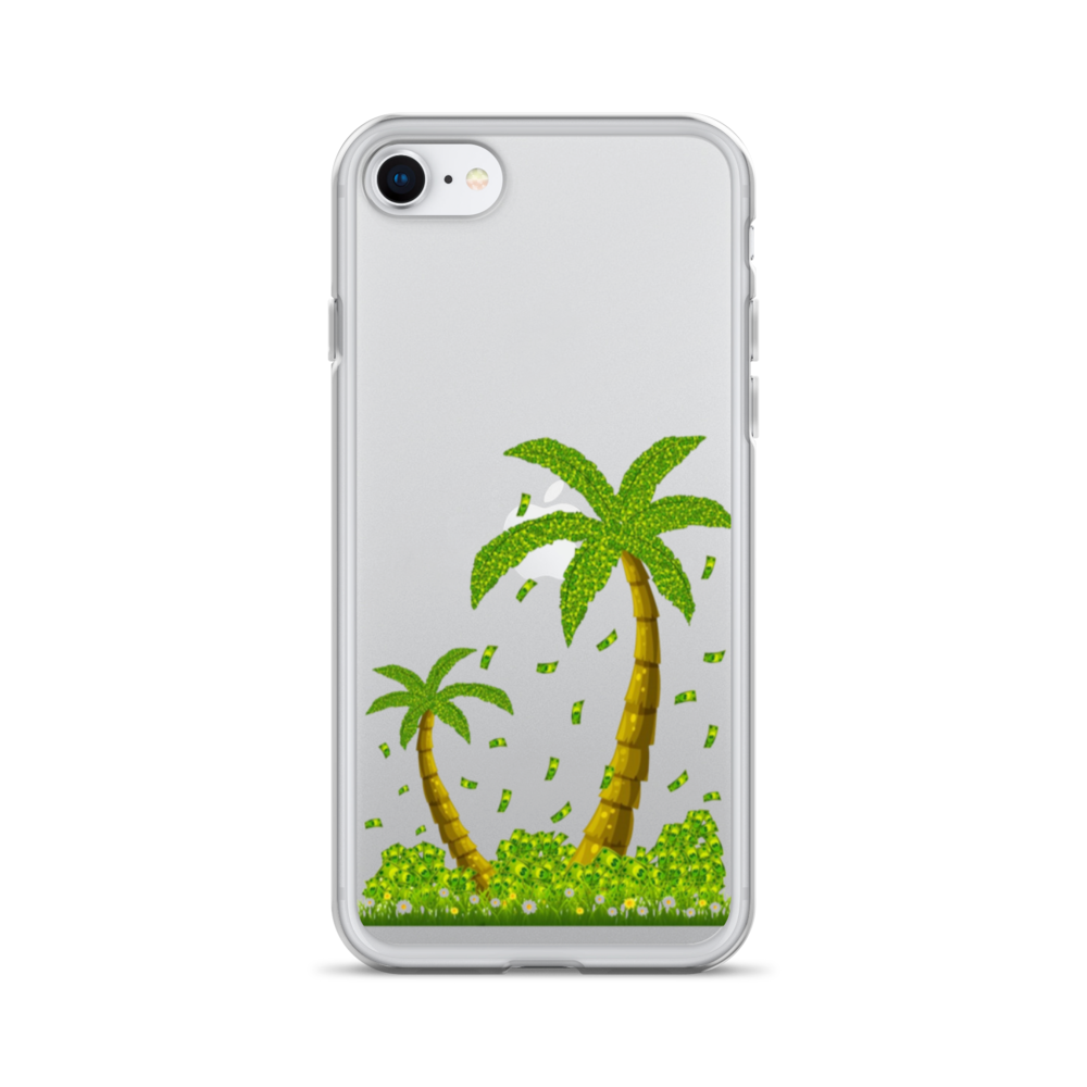 Lucky Money Palm Trees iPhone Case