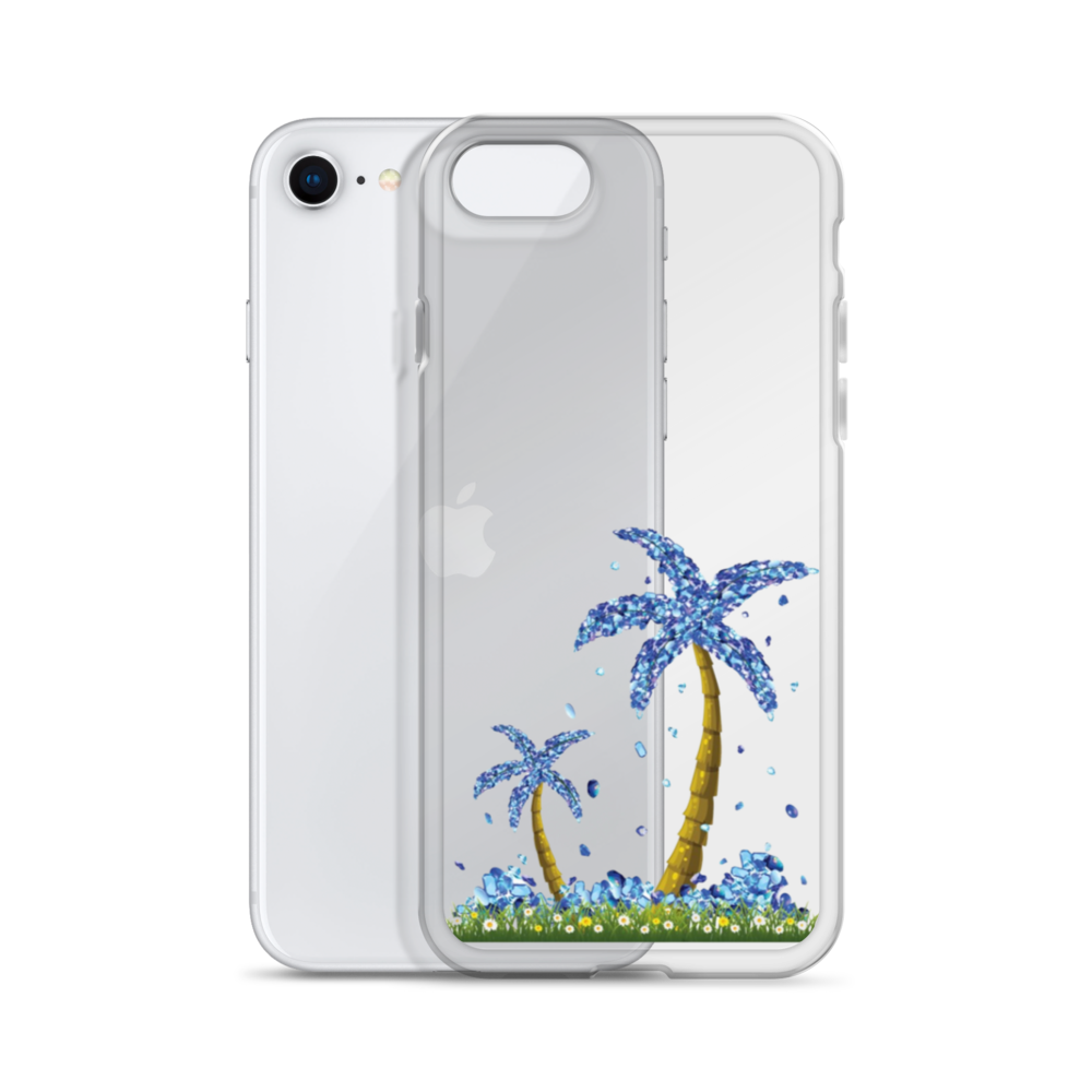 Lucky Diamond Palm Trees iPhone Case