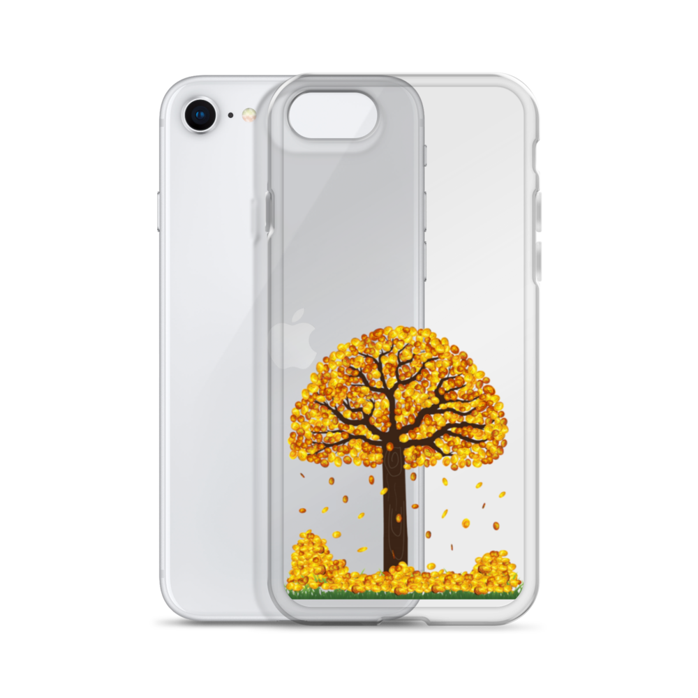 Lucky Gold Coin Money Tree iPhone Case