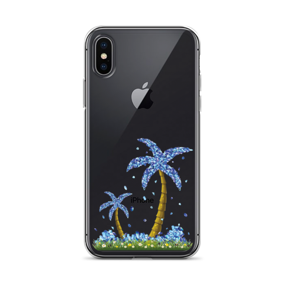 Lucky Diamond Palm Trees iPhone Case