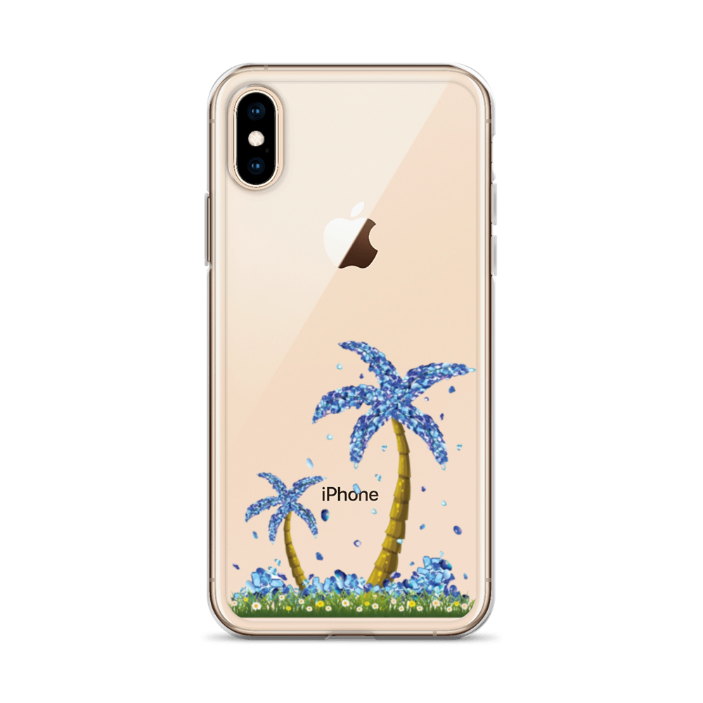 Lucky Diamond Palm Trees iPhone Case