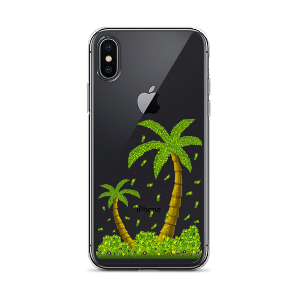 Lucky Money Palm Trees iPhone Case