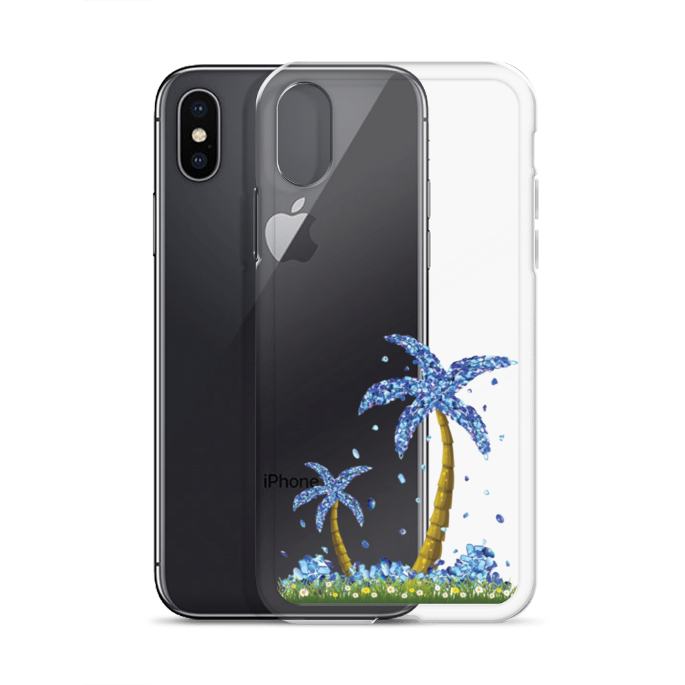 Lucky Diamond Palm Trees iPhone Case