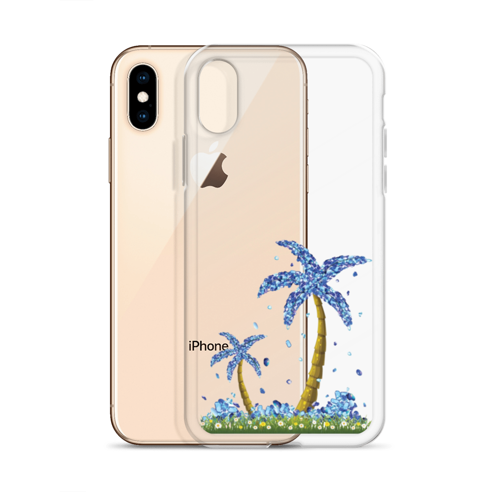 Lucky Diamond Palm Trees iPhone Case