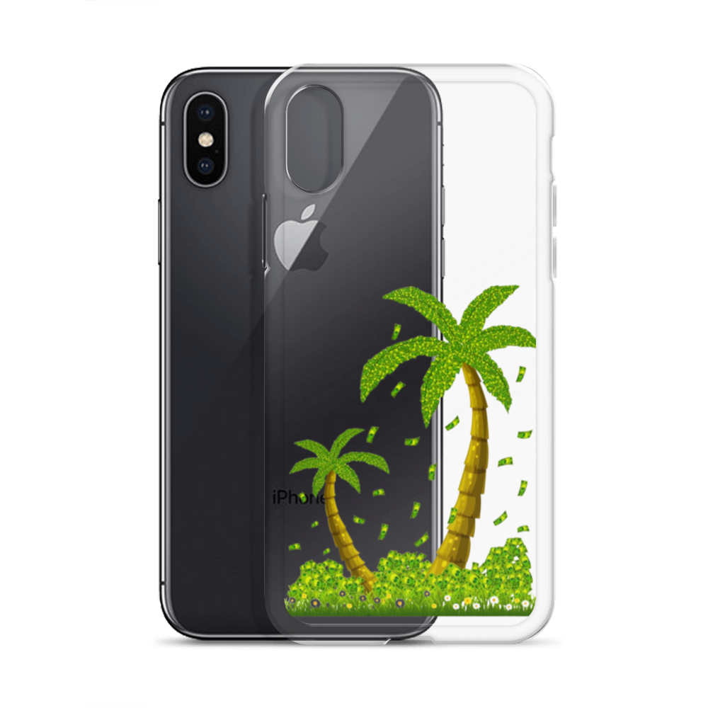 Lucky Money Palm Trees iPhone Case