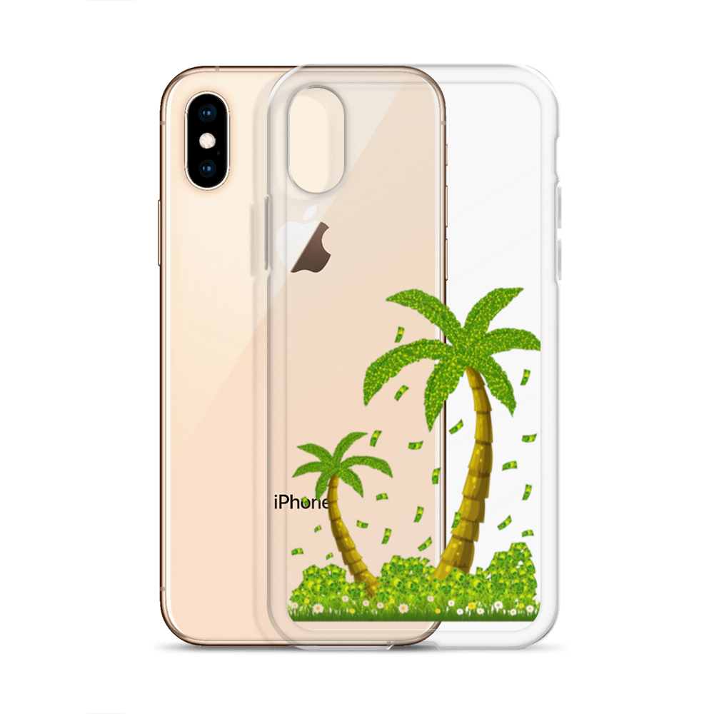 Lucky Money Palm Trees iPhone Case