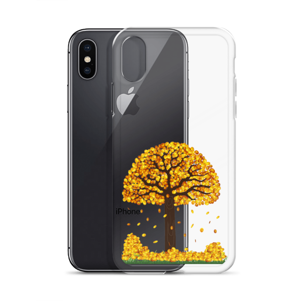 Lucky Gold Coin Money Tree iPhone Case