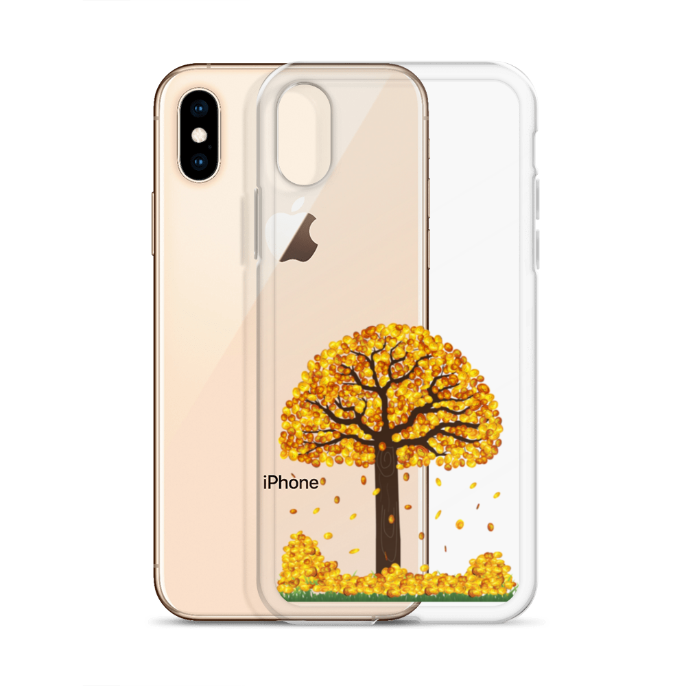 Lucky Gold Coin Money Tree iPhone Case