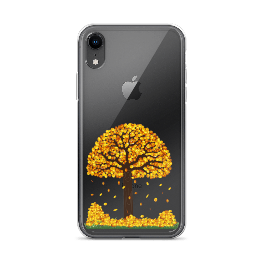 Lucky Gold Coin Money Tree iPhone Case