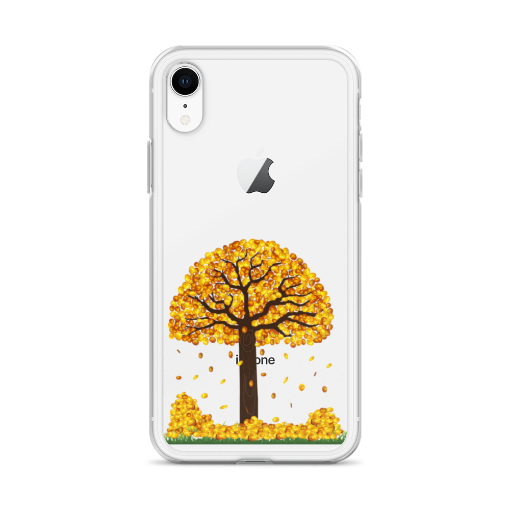 Lucky Gold Coin Money Tree iPhone Case