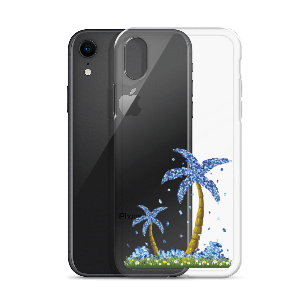 Lucky Diamond Palm Trees iPhone Case