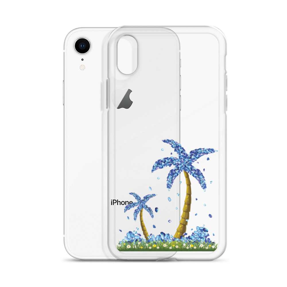 Lucky Diamond Palm Trees iPhone Case