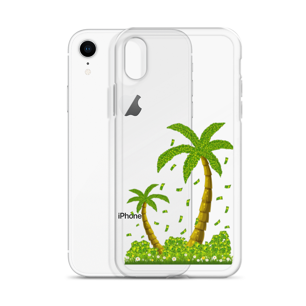 Lucky Money Palm Trees iPhone Case