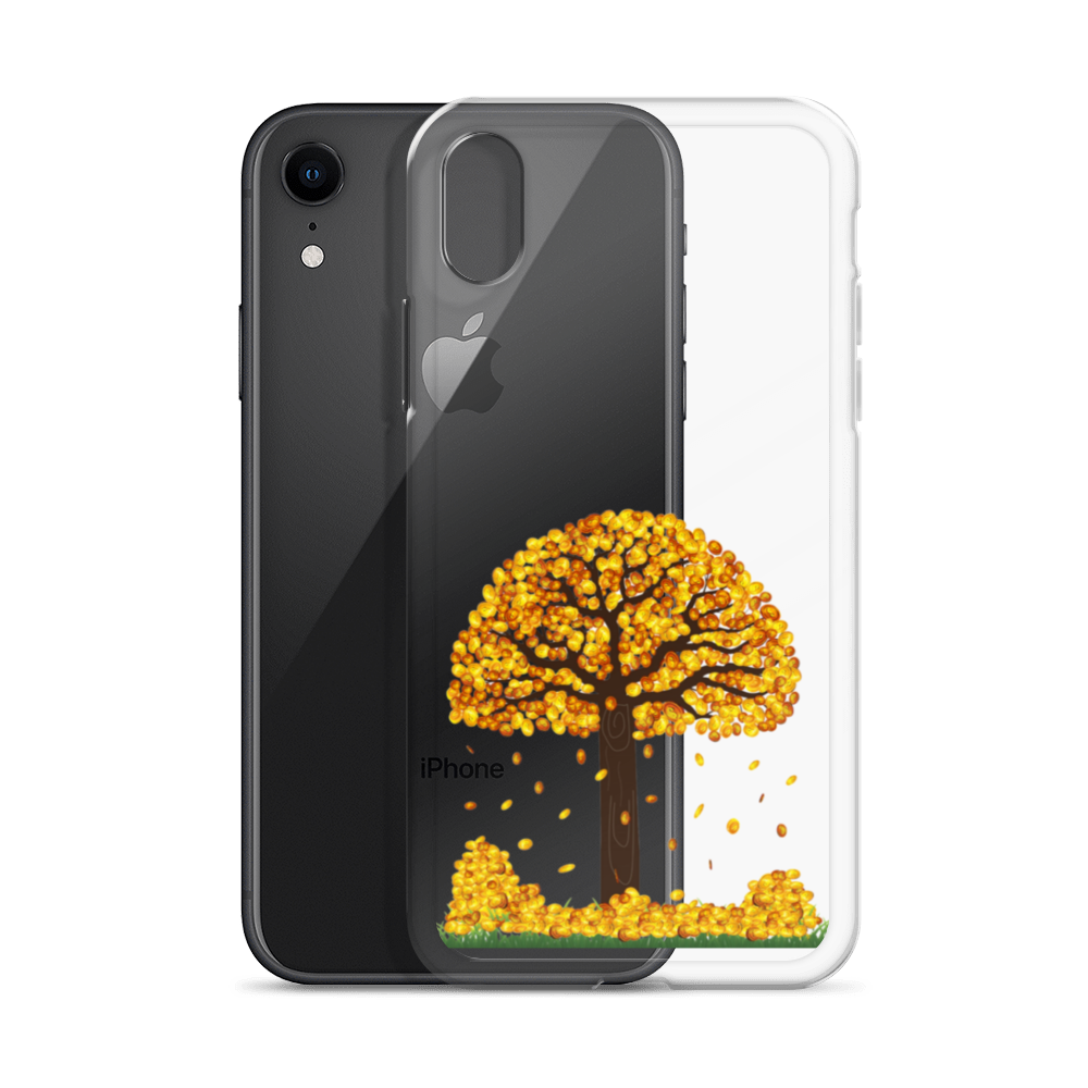 Lucky Gold Coin Money Tree iPhone Case