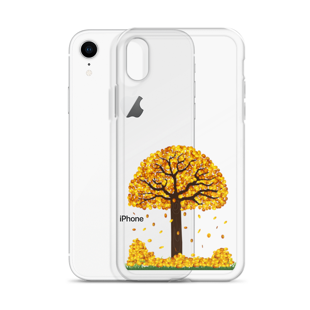 Lucky Gold Coin Money Tree iPhone Case