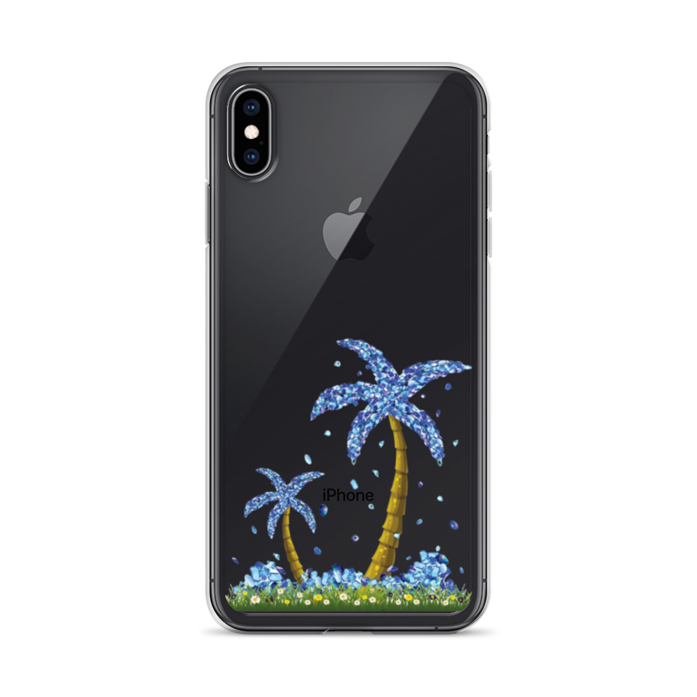 Lucky Diamond Palm Trees iPhone Case