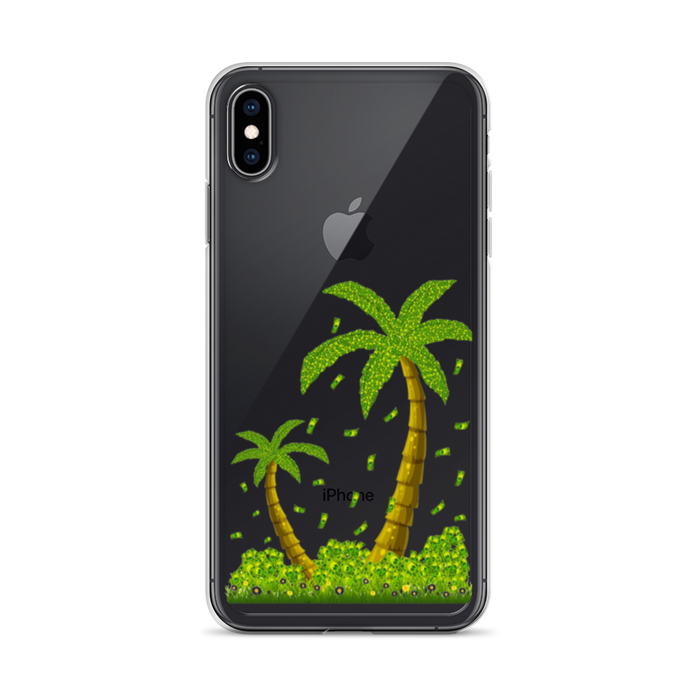 Lucky Money Palm Trees iPhone Case