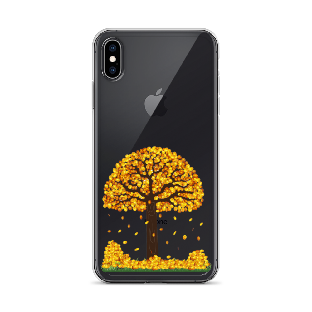 Lucky Gold Coin Money Tree iPhone Case