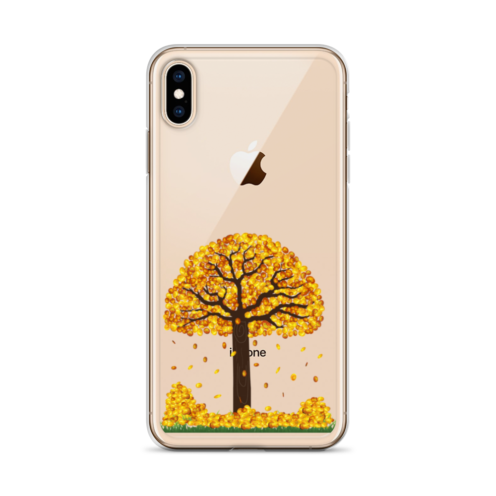 Lucky Gold Coin Money Tree iPhone Case