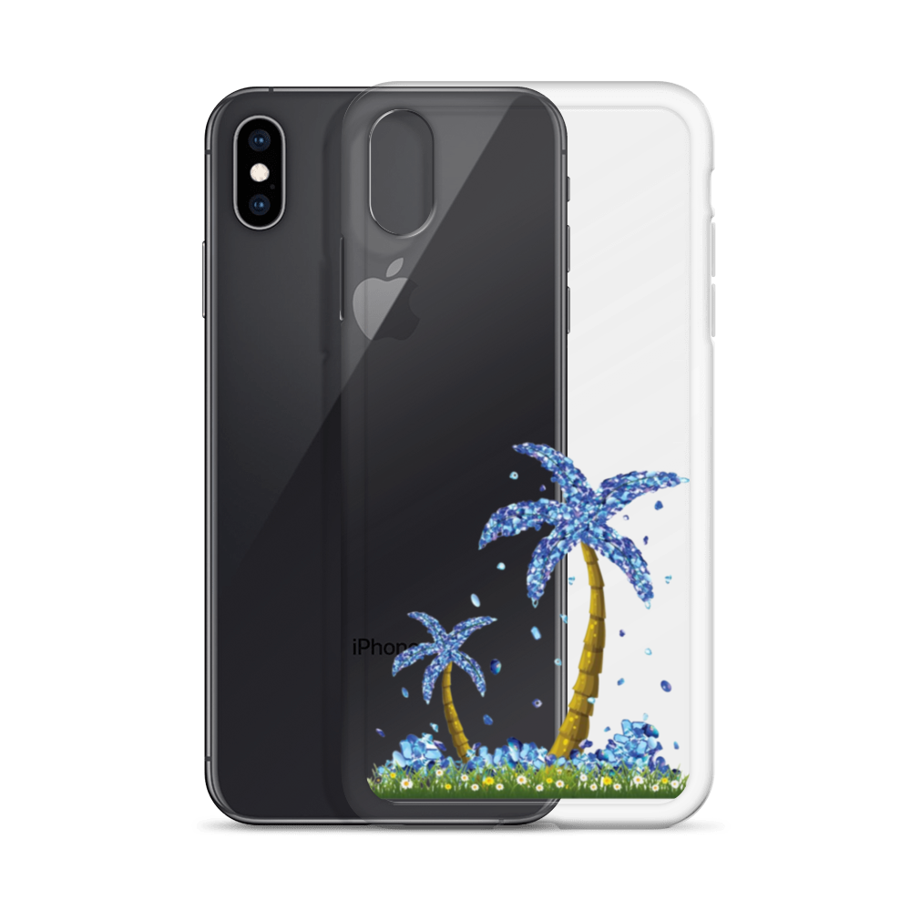 Lucky Diamond Palm Trees iPhone Case