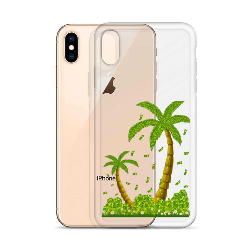 Lucky Money Palm Trees iPhone Case