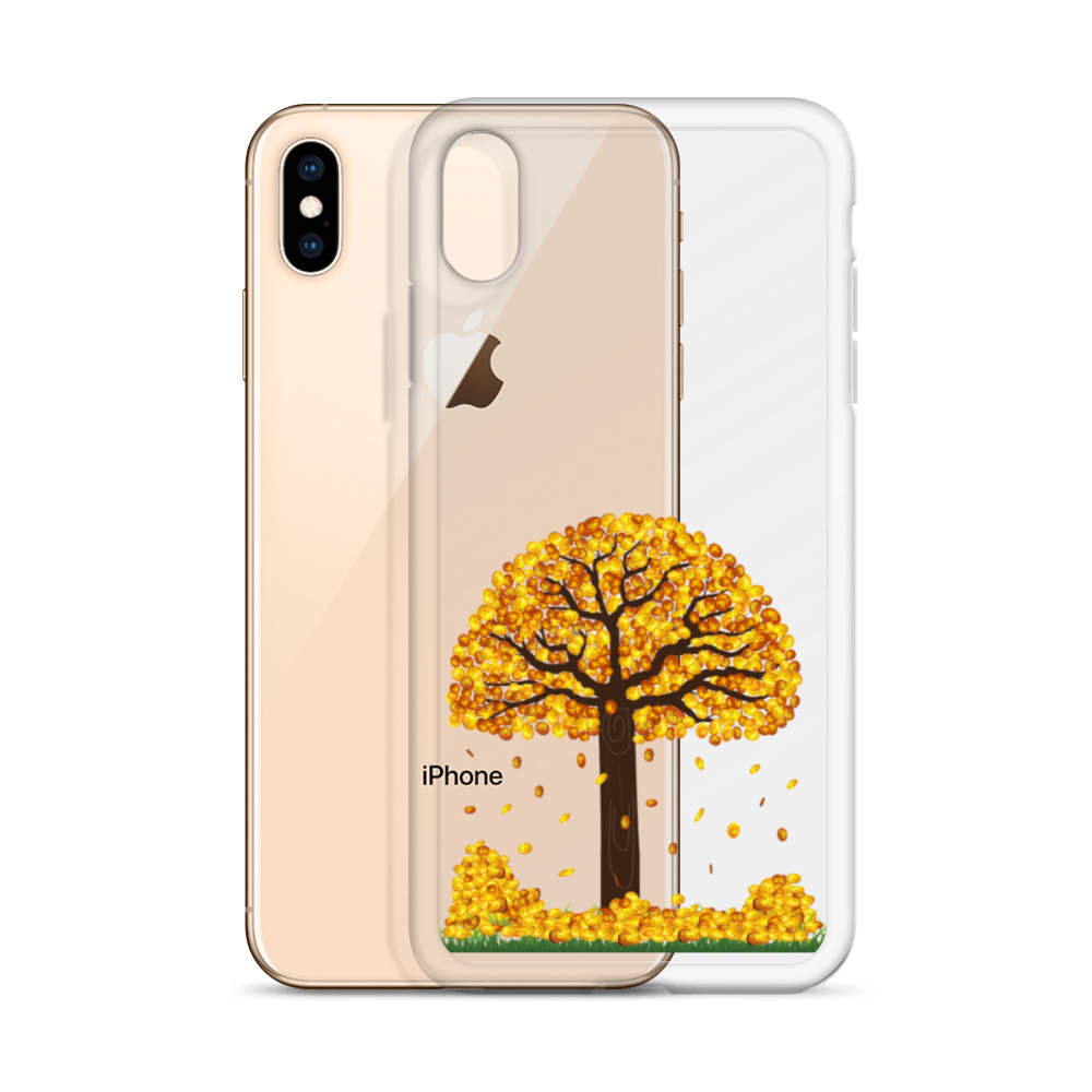 Lucky Gold Coin Money Tree iPhone Case