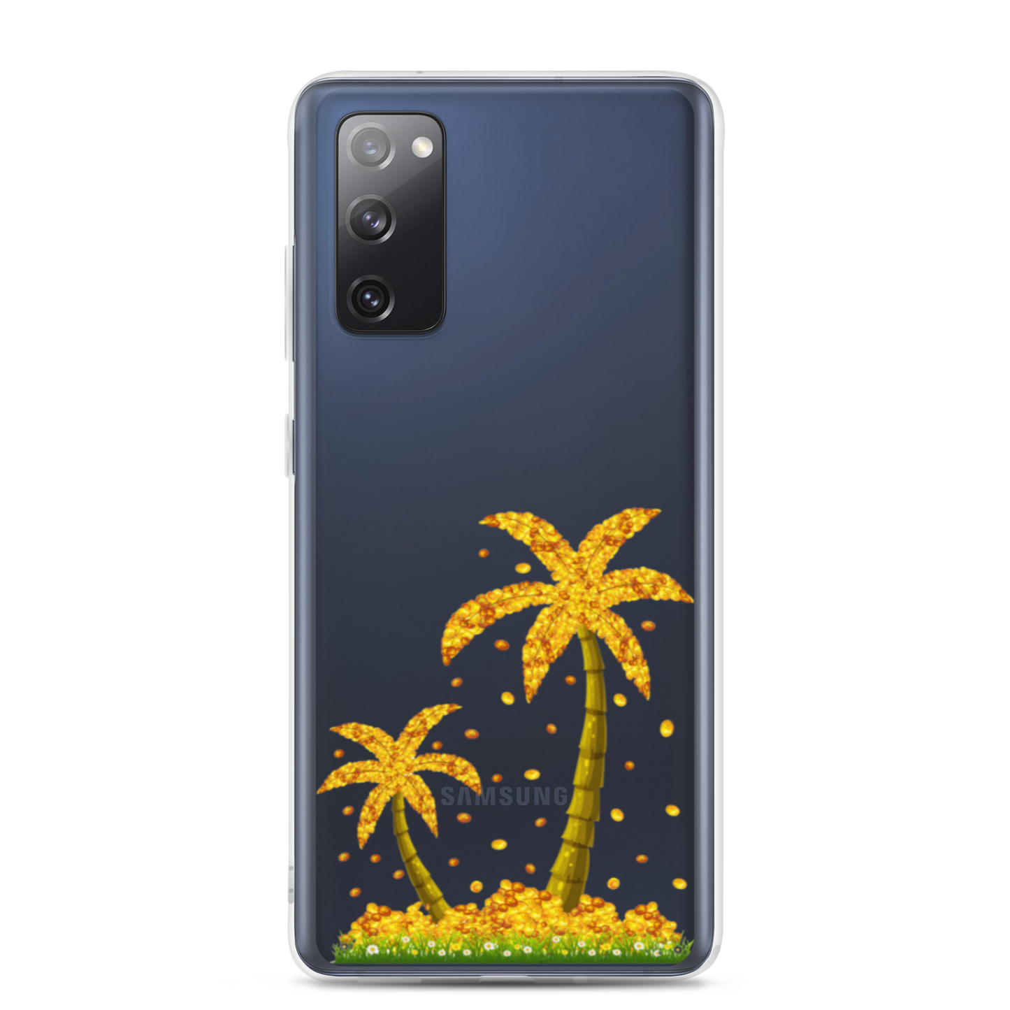 Lucky Gold Coin Palm Trees Samsung Case