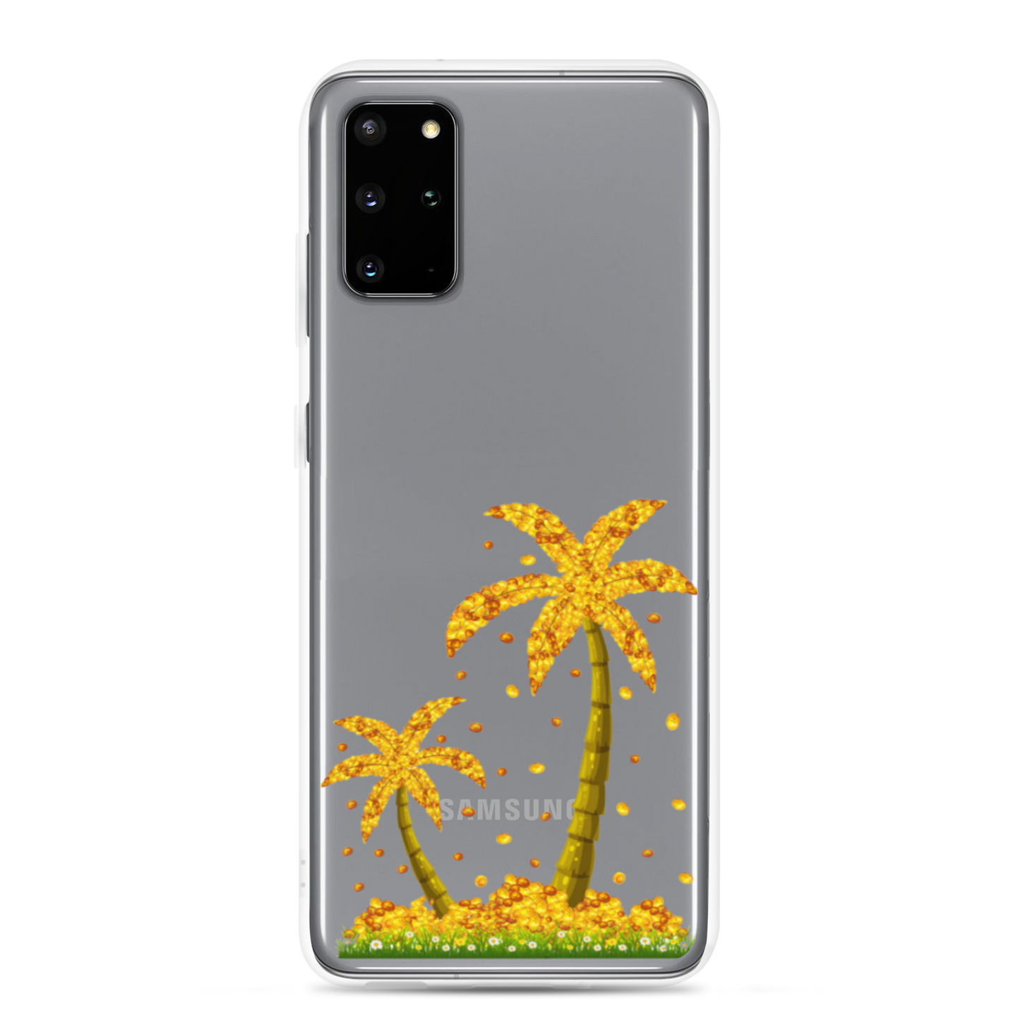 Lucky Gold Coin Palm Trees Samsung Case