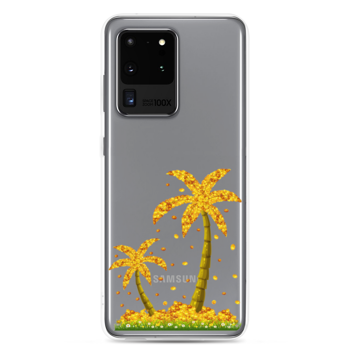 Lucky Gold Coin Palm Trees Samsung Case