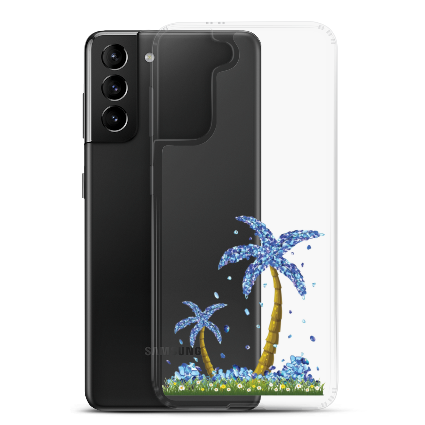 Lucky Diamond Palm Trees Samsung Case