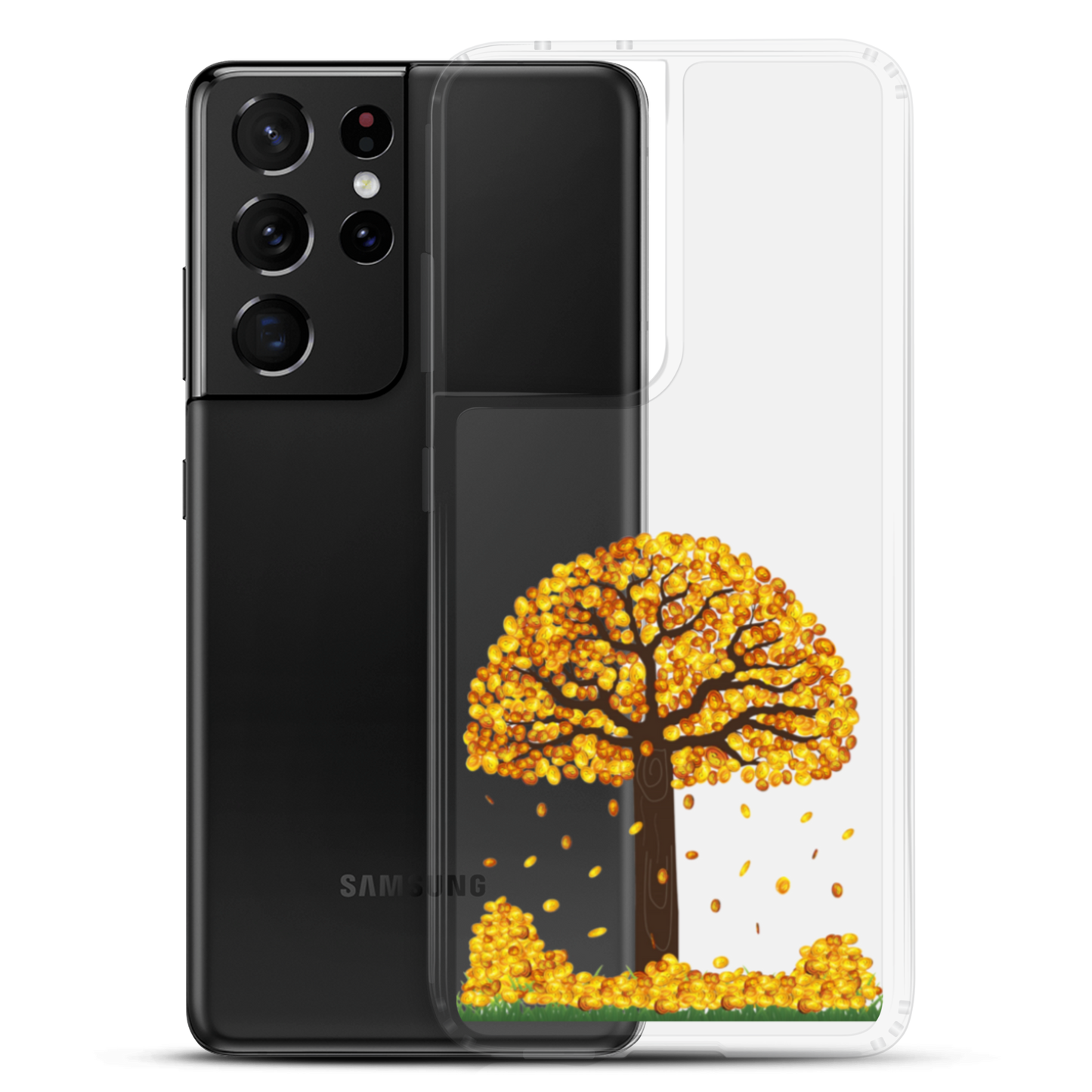 Lucky Gold Coin Tree Samsung Case