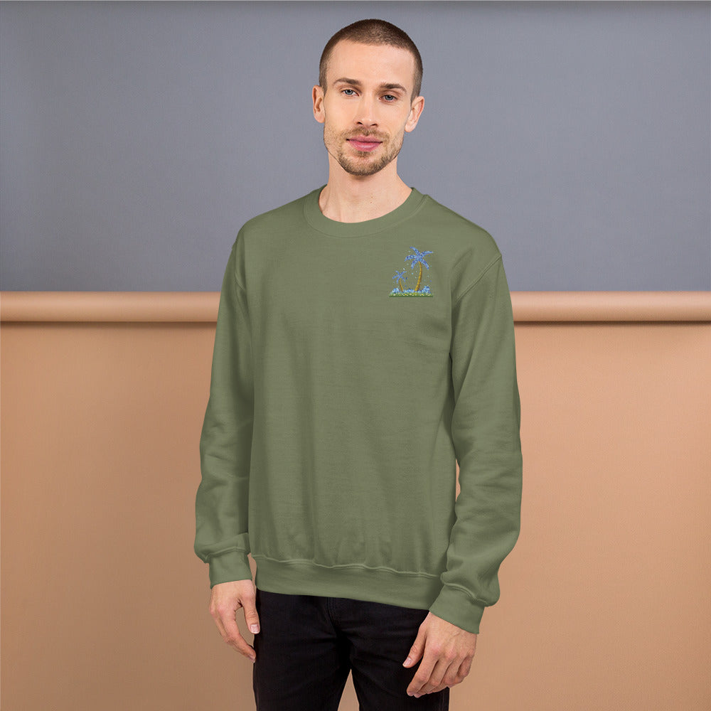 Lucky Money Palm Trees Sweatshirt