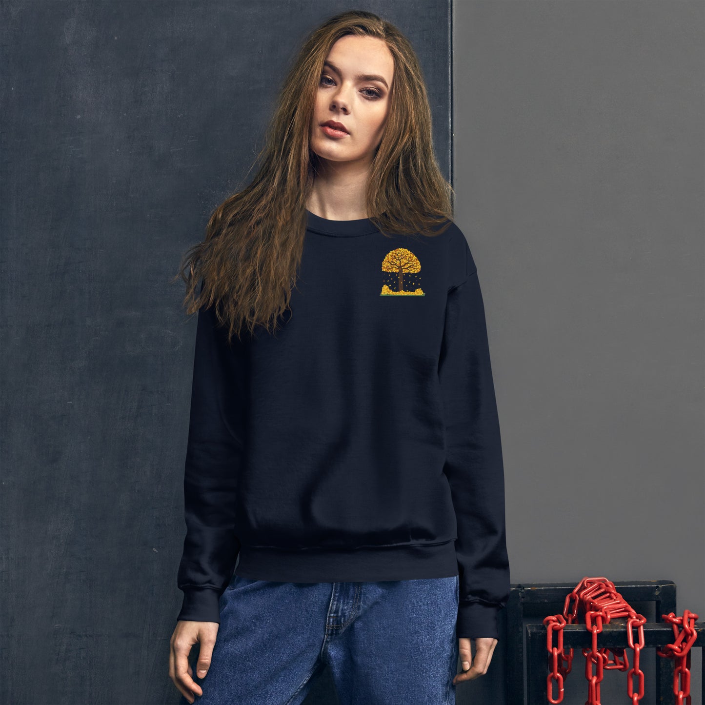 Lucky Gold Coin Tree  Sweatshirt