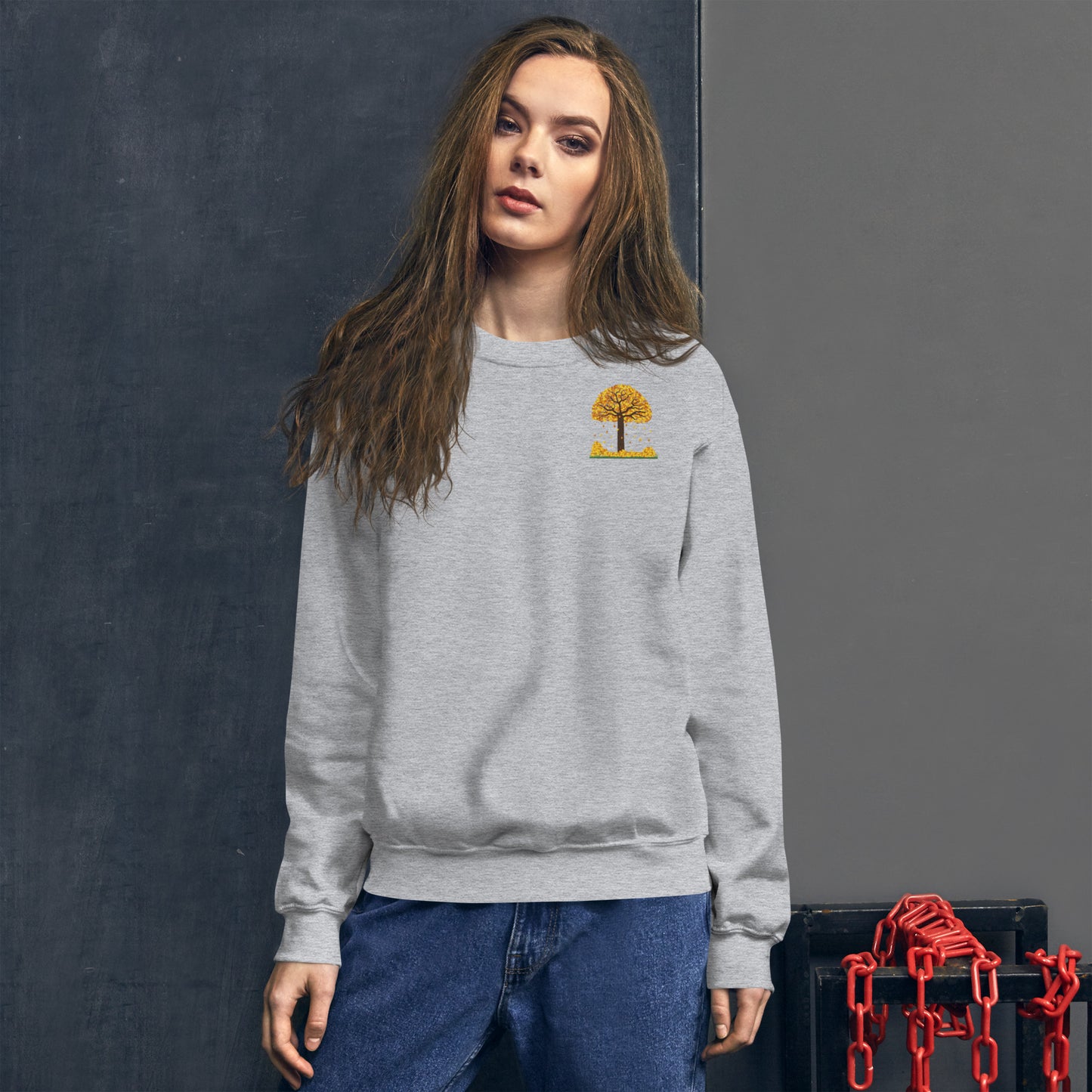 Lucky Gold Coin Tree  Sweatshirt