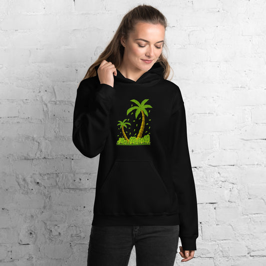 Lucky Money Palm Trees Hoodie