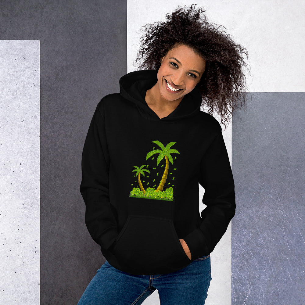 Lucky Money Palm Trees Hoodie