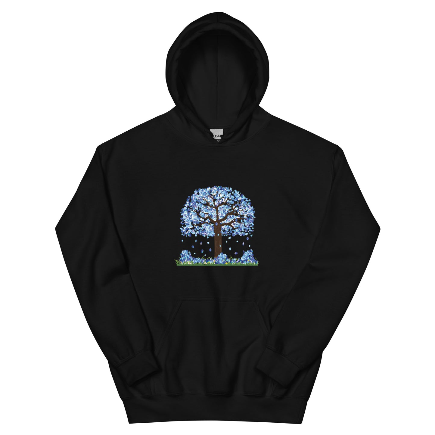 Lucky Diamond Tree Hoodie for Women- Front Print